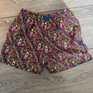 Posh Peanut Multicolor Leopard Swim Trunks